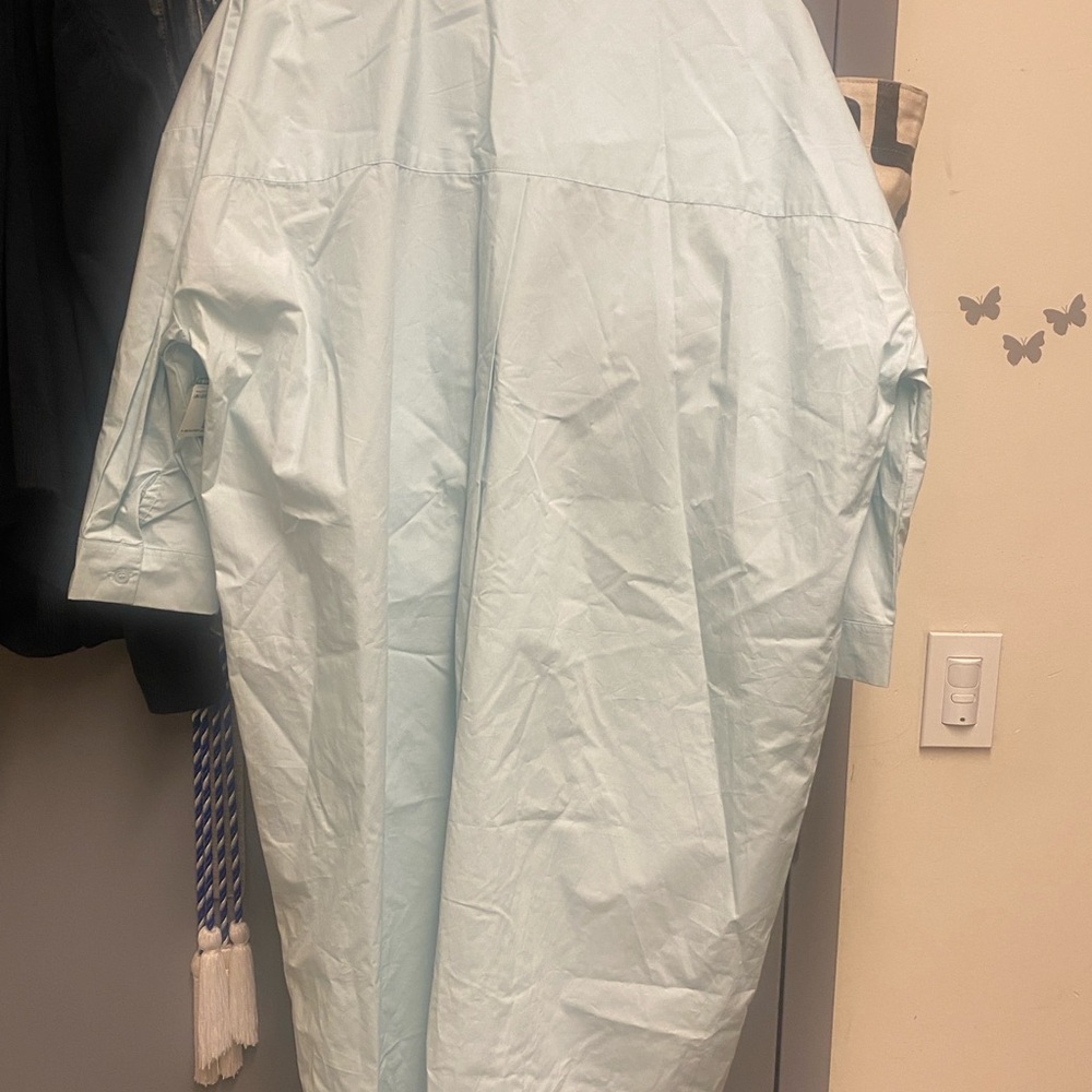 Oversized Poplin Shirt Dress - Picture 5 of 5